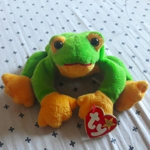 DONATED 6/30 - Smoochy - Beanie Baby Plush Frog